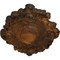Ekena Millwork Kinsley Flowing Leaf Ceiling Medallion, Hand-Painted Rust, 30 3/8"W x 20 3/4"H x 1"P CM30KIRUS - alternate 2